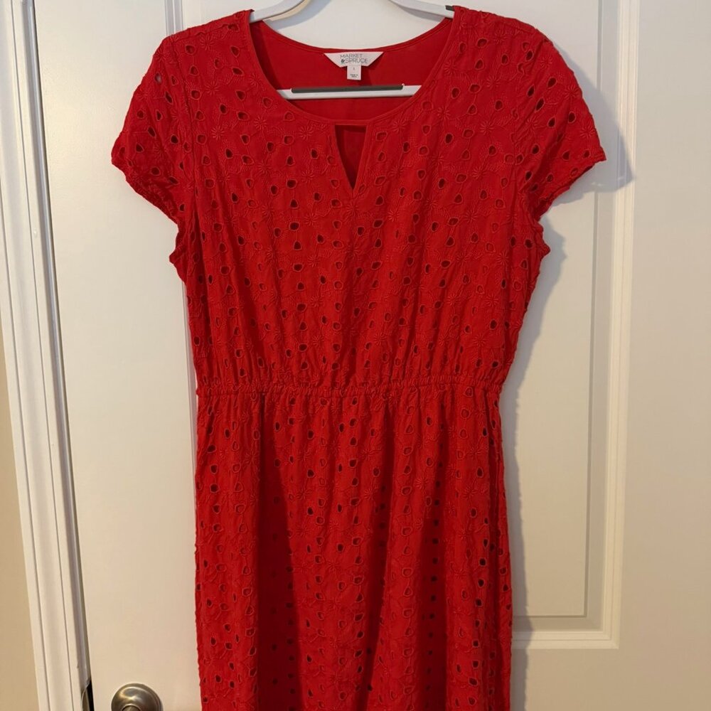 Alexandrine Eyelet Dress